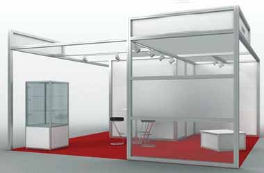 Octonorm Stall System on Rent Hire